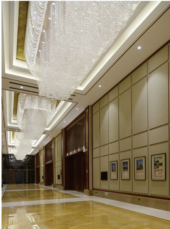New Product Decorative Light Ballroom Shopping Center Lighting Hotel Lobby Large Chandelier Luxury Ceiling Crystal Light