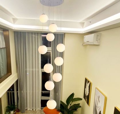 Ordic Glass Ball Cluster Nowoczesne Żyrandole Lampy Wiszące E27 ODM