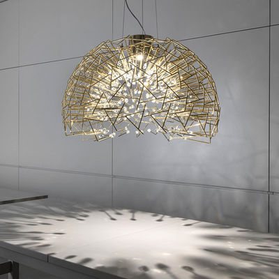 Kryształowe lampy wiszące Żyrandol ze stali nierdzewnej D60 * H60cm 110V-240V