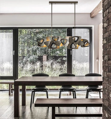 G9 LED Nowoczesne designerskie lampy sufitowe Lampy wiszące Czarne srebro Odporne na rdzę