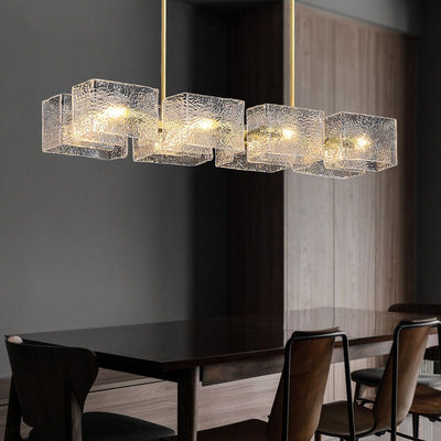 3000k 6000k Nowoczesna designerska dekoracyjna szklana lampa wisząca Water Ripple Style