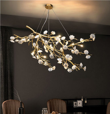 Eco OEM Tree Branch Kryształowy żyrandol High End Lampy wiszące 15 do 30m2