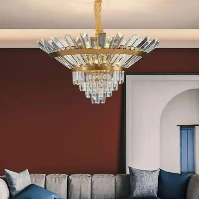 Okrągłe luksusowe lampy wiszące E14 Dostosowana lampa wisząca z wędzonego szkła