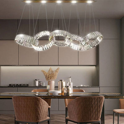 Sufitowy kryształowy żyrandol Nimbus Ring 99W LED o dużej nośności