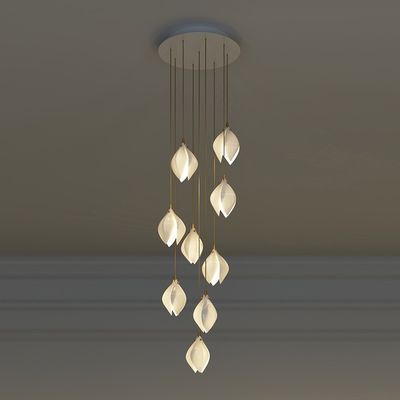G9 Płatek Wisiorek Lampa Sufitowa Wielu Rozmiar Ceramiczny Kwiat Wisiorek Światło 85 V Do 265 V