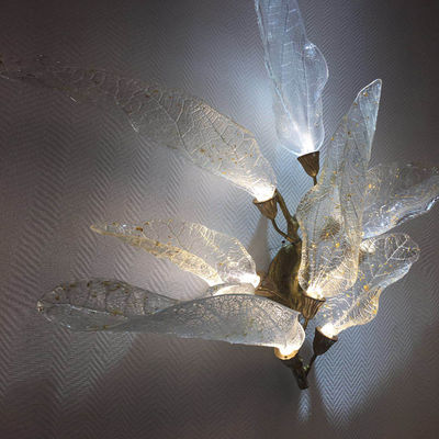 Jasna lampa ścienna w stylu Leaf Modern LED lampa ścienna 110 - 240V