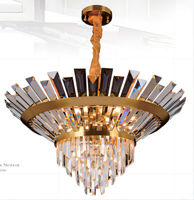 Dostosowana lampa wisząca z przydymionego szkła klastra 110 V - 240 V