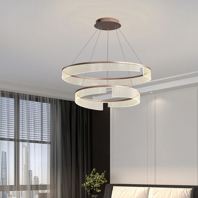Akrylowe nowoczesne lampy sufitowe LED lampy żyrandowe do restauracji salon
