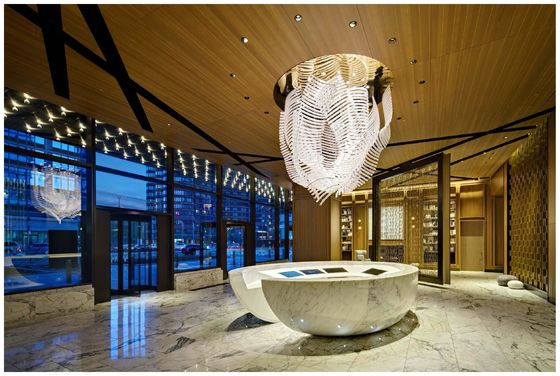 Creative Art Luxury Custom Led Chandelier dla hotelu