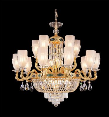 Custom Luxury Modern Chandelier Francuski styl LED E14