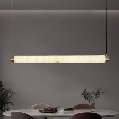 Nowoczesny minimalistyczny projektant kreatywny długoterminowy naturalny alabaster oświetlenie wiszące Luksusowe LED restauracja bar dekoracja alabaster oświetlenie