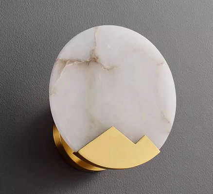 Luksusowa Alabaster sypialnia Łóżko lampa ścienna kreatywna schody korytarz Dekoracja artystyczna tło LED Światło ścienne