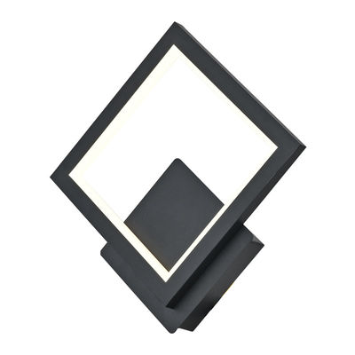 Kwadratowe nowoczesne oświetlenie ścienne z aluminium 18w tło ścianę do salonu sypialnia głowica sztuka oświetlenie ścienne