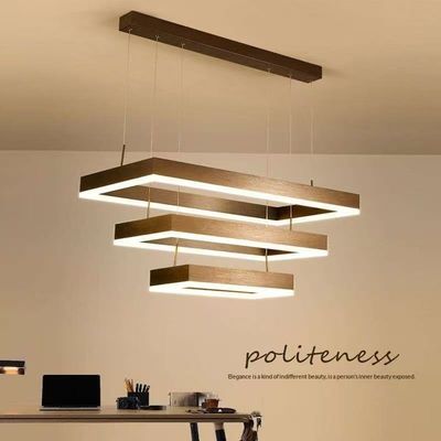Trzecie piętro Mały pokój dzienny Lustro Led Nowoczesne proste prostokątne oświetlenie północne Sala Restauracja Bar Wisiające oświetlenie