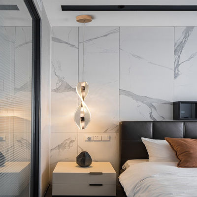 Luxury Golden Modern Design Lustro LED dla restauracji oświetlenie dekoracyjne w pomieszczeniach