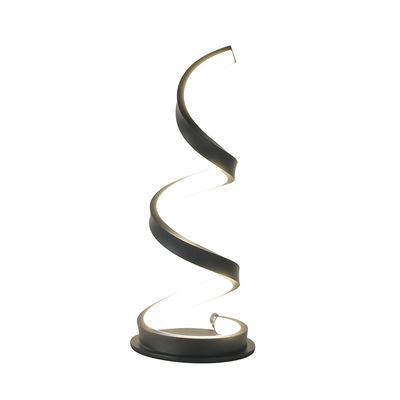 Nowoczesna, prostoka, spiralna, LED lampa biurowa, kształt S, rozgaszalna, kontrolna dotykowa, lampa do czytania, lampa przy łóżku, lampa biurowa