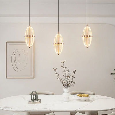 Kreatywna aluminiowa mała lampa zawiesina podniesiona obniżona kreatywna prosta nowoczesna głowica sypialnia projektant model jadalnia bar lampka zawiesina