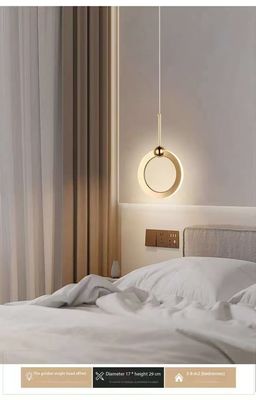 Minimalistyczny zawieszony zawiesnik Dekoracja mieszkania Prosty nowoczesny lampy Hotel Restauracja Restauracja Restauracja przy łóżku Kawiarnia Bar Lustro światło