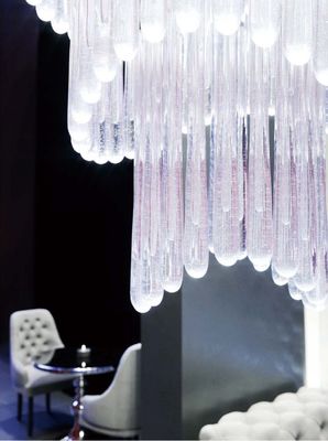 Lustro w sali bankietowej W lobby hotelu Wydział sprzedaży Stolik piaszczysty Lampa kryształowa lampy do kropli wody Lustro model sal wystawienniczych Osobowość niestandardowa