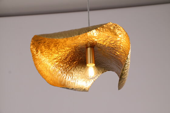 Nowoczesny design Dekoracja wnętrz Pokój dzienny Pokój jadalny mosiądz Led Lustrowiec Wisiorek