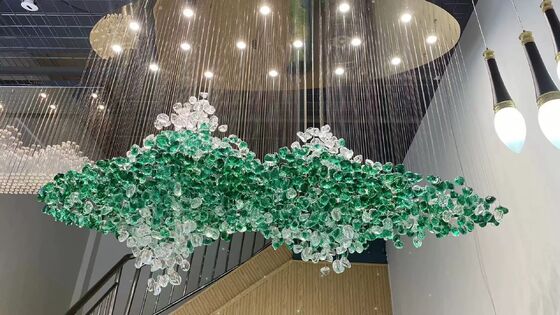 Turkish Staircase Hotel Lobby Rustic Dekoracyjny Kryształowy żyrandol