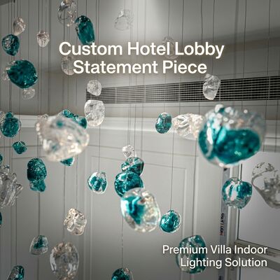 Hurtownia żyrandoli w kształcie kropel wody Kryształowe lampy wiszące MOQ 30-50 sztuk Elastyczne zamówienie Hotel Villa Dostawa komercyjna